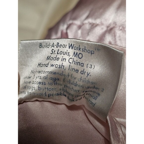 Build-A-Bear White Teddy Bear With Authentic Pink Outfit Plush 13" Stuffed Toy - Picture 11 of 12